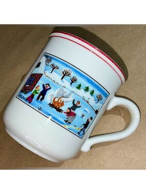 Villeroy & Boch mug - Naïf Christmas - pretty winter scenes on porcelain